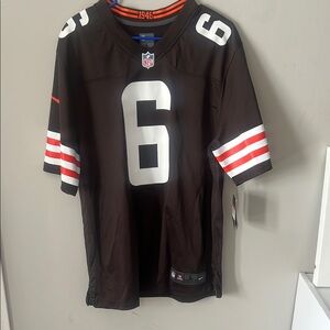 NFL Brown Jersey with Number 6